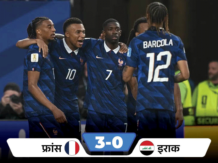 वर्ल्ड कप गोल में मेसी से 2 गोल पीछे एमबाप्पे:6 बार 2+ गोल करने वाले पहले खिलाड़ी, फ्रांस-नॉर्वे वर्ल्ड कप के नॉकाउट में पहुंचे
