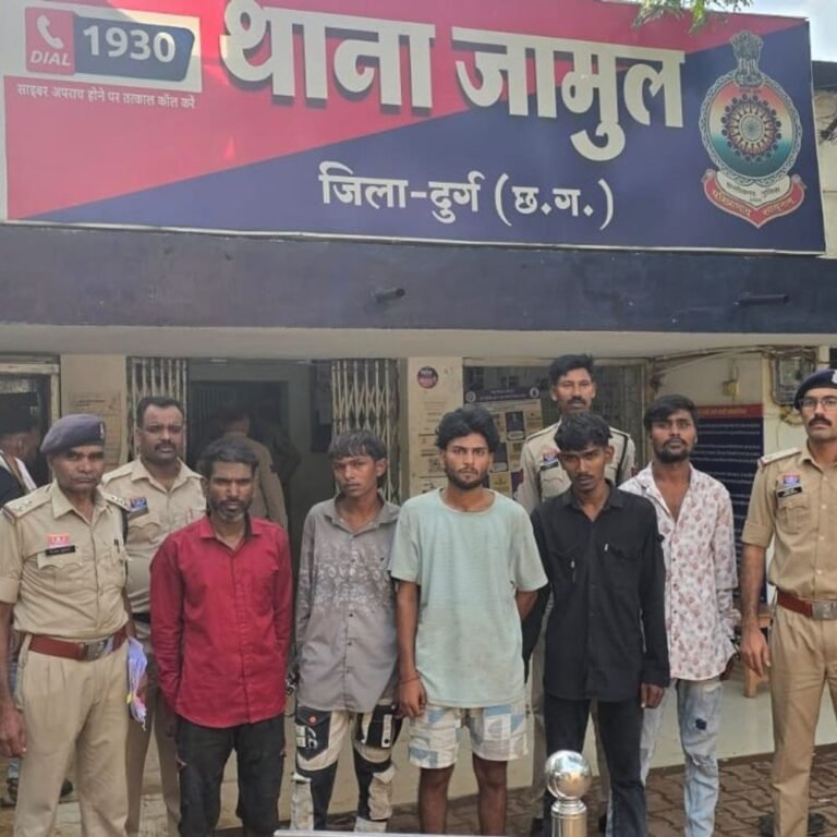 जामुल चाकूबाजी…पांच आरोपी गिरफ्तार, हथियार बरामद:पीड़ितों ने पुलिस कार्रवाई पर उठाए सवाल, बोले- टल सकती थी वारदात