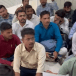 प्रदेश के 86 व्यावसायिक शिक्षकों की सर्विस समाप्त:विरोध में समग्र शिक्षा कार्यालय पहुंचे, NSUI संग प्रदर्शन; विभाग बोला-एक शैक्षणिक सत्र के लिए थी ज्वाइनिंग