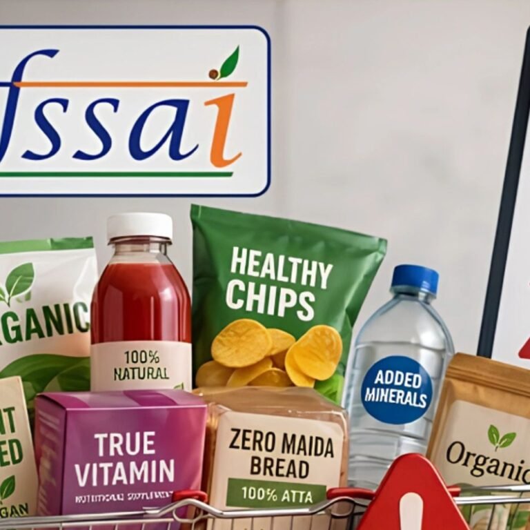 14 फूड ब्रांड्स को FSSAI का नोटिस:मैदे को बताया ऑर्गेनिक, गन्ने के रस को कहा ‘नो ऐडेड शुगर’; भ्रामक दावों पर जवाब मांगा