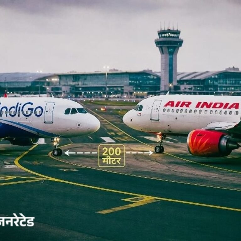 अहमदाबाद एयरपोर्ट पर दो विमान आमने-सामने आए:टक्कर होते बची, 200 मीटर दूरी रह गई थी; एअर इंडिया फ्लाइट ने लिया था रॉन्ग टर्न