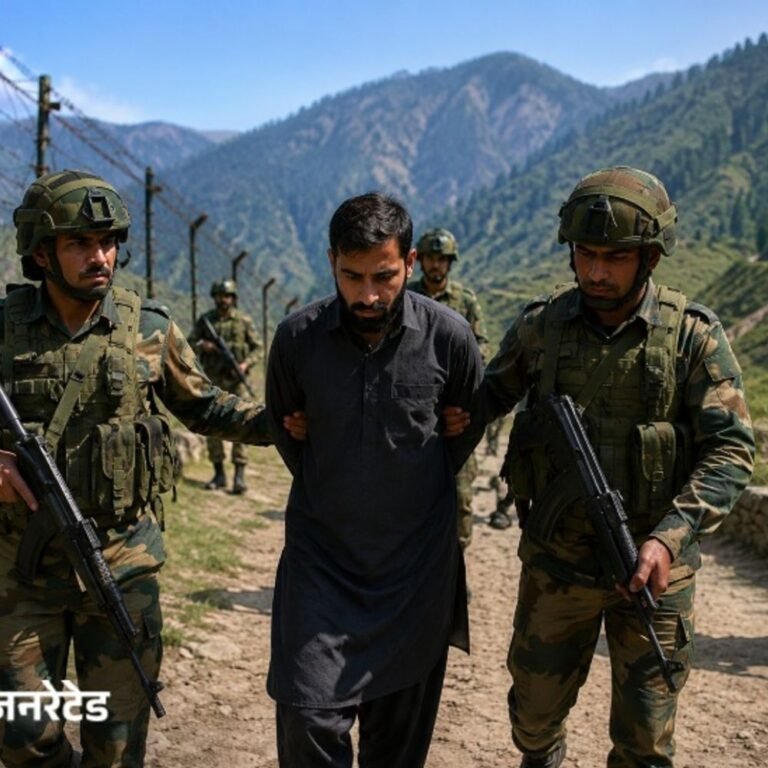 जम्मू-कश्मीर के पुंछ में पाकिस्तानी नागरिक अरेस्ट:LoC से घुसपैठ कर अंदर आ गया था, जून में ऐसी तीसरी घटना