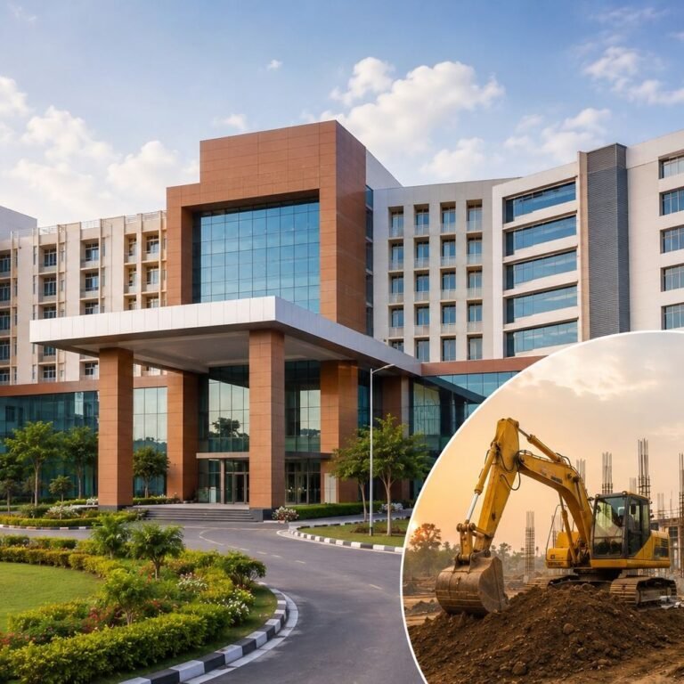 अंबेडकर अस्पताल में हॉस्टल, नए कैंसर भवन का भूमिपूजन कल:मुख्यमंत्री साय होंगे शामिल; 200 सीट्स का बनेगा हॉस्टल, 6 फ्लोर का होगा कैंसर भवन