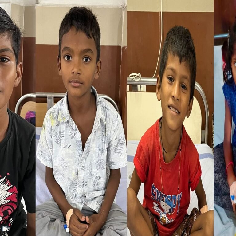 कोबरा-करैत और रसेल वाइपर ने 5 बच्चों को काटा:समय पर इजाज से सभी की जान बची; 3 बच्चों को वेंटिलेटर पर रखा गया था