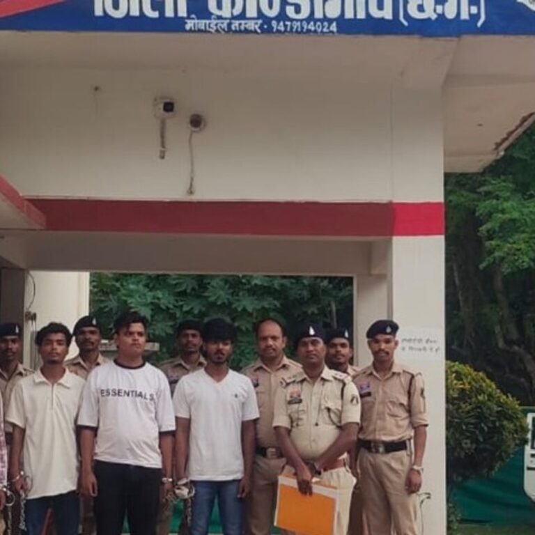 पुरानी रंजिश में युवक पर चाकू से जानलेवा हमला:कोंडागांव पुलिस ने 24 घंटे में 4 आरोपी को गिरफ्तार किया; भेजा जेल