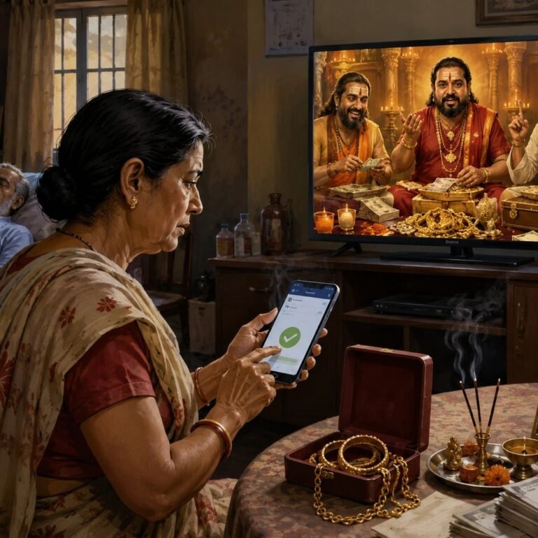 पूजा-पाठ से कैंसर ठीक करने का दावा,13 लाख ठगे:टीवी-विज्ञापन के झांसे में परिवार, पति के लिए सोना बेचा;पैसे मांगने पर CBI का डर दिखाया