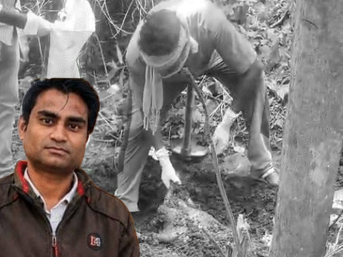 सरगुजा में कब्र खोदकर निकाली युवक की लाश,VIDEO:परिवार बोला- हत्या कर फंदे से लटकाया गया था शव, थाने गए तो पुलिस ने बदसलूकी की