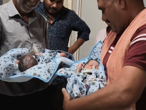 नवजात की मौत, परिवार वालों ने स्टाफ को पीटा, VIDEO:निजी हॉस्पिटल में जन्मे जुड़वा बच्चे, एक की मौत, दूसरा गंभीर; लापरवाही का आरोप