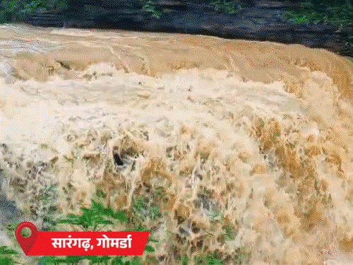 30 फीट धंसी जमीन, बिजली गिरने से चरवाहे की मौत:खेत डूबे, छत्तीसगढ़ में आज से बारिश की रफ्तार धीमी होगी, 13% कम बरसा पानी