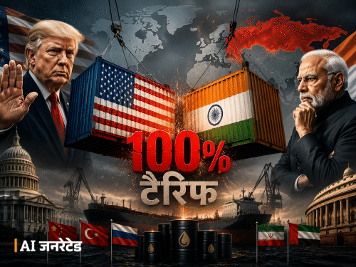 भारत पर 100% टैरिफ लगा सकता है अमेरिका:रूसी तेल खरीदने वाले देशों पर कार्रवाई की तैयारी, संसद में बिल पेश, 5 देश निशाने पर