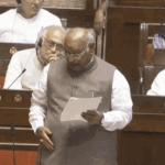 खड़गे बोले– शिक्षा संस्थानों में मनुस्मृति को मानने वाले बढ़े:शूद्र से पढ़ने का अधिकार छिना; नड्डा बोले- सबूत दें, सभापति ने रिकॉर्ड से हटाया