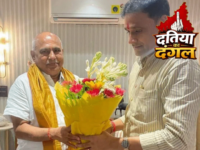 दतिया से नरोत्तम नहीं, आशुतोष तिवारी BJP कैंडिडेट:ग्वालियर-झांसी हाईवे 8KM तक रहा जाम, जिलाध्यक्ष समेत पार्षदों के इस्तीफे