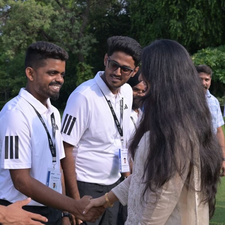 भारतीय स्पेशल ओलंपिक टीम स्वीडन रवाना:धमतरी के सत्यांशु दीप गोथिया कप में लेंगे हिस्सा, नई दिल्ली में हुआ सम्मान समारोह