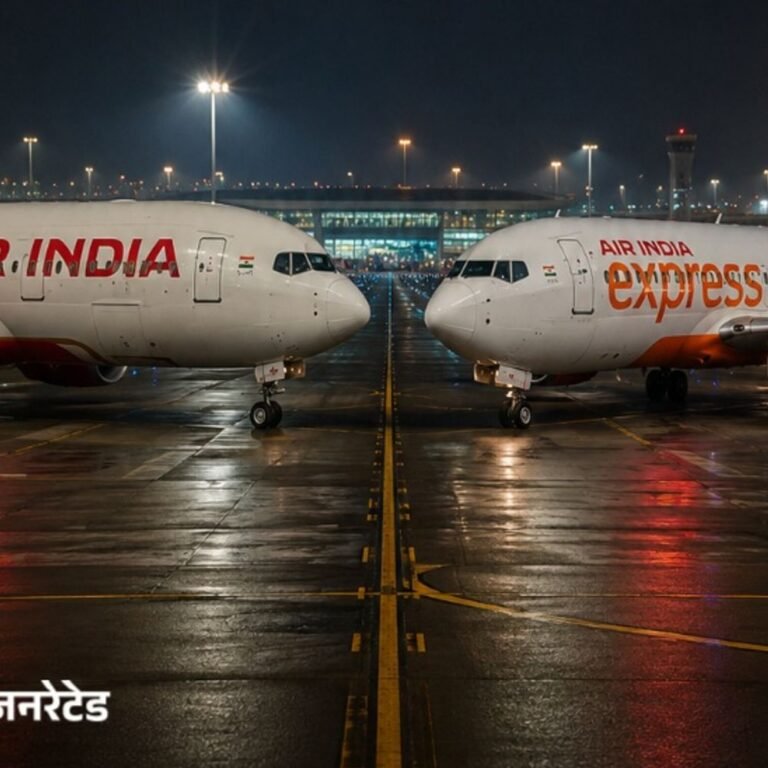 मुंबई एयरपोर्ट में रनवे पर आमने-सामने आए प्लेन:एयर इंडिया एक्सप्रेस का विमान लैंडिंग के बाद खड़ा था, एअर इंडिया प्लेन ने टेक-ऑफ रन शुरू कर दिया