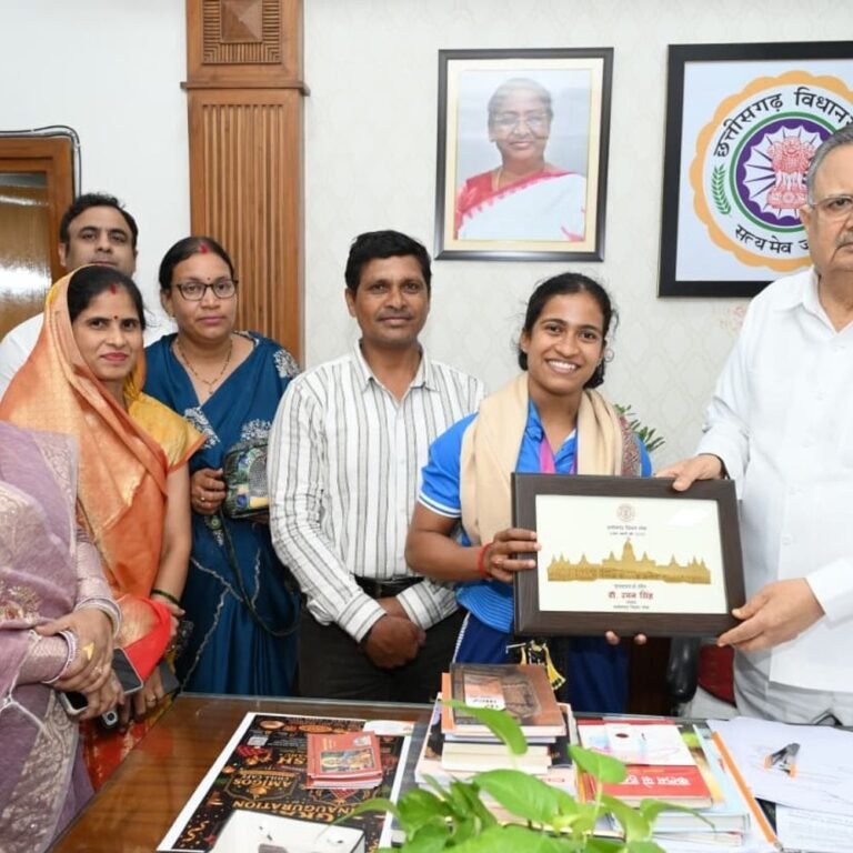 वेटलिफ्टर ज्ञानेश्वरी यादव बनेंगी डीएसपी:सीएम साय ने किया 30 लाख के इनाम का भी ऐलान, कॉमनवेल्थ गेम्स में जीता रजत पदक