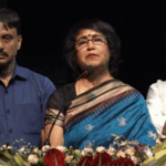 तसलीमा नसरीन के कार्यक्रम में हंगामा:कवि जॉय गोस्वामी को मंच पर बुलाने पर भड़के लोग, भाषण कुछ देर के लिए रुका