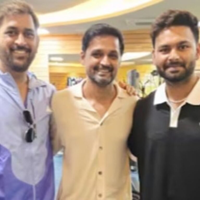 ऋषभ पंत ने एमएस धोनी के साथ की ट्रेनिंग:रांची में श्रीलंका टेस्ट सीरीज से पहले जिम में साथ दिखे दोनों खिलाड़ी